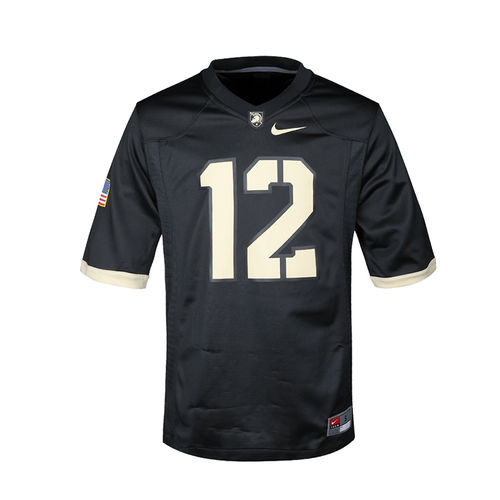 Army West Point 西点黑骑士队Nike橄榄球短袖衫 男式短袖宽松版T桖 君品